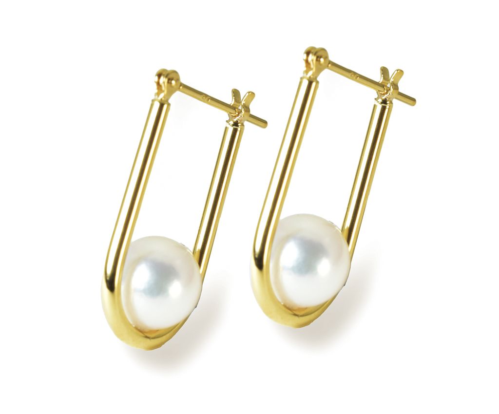SEZAKI PEARL -K18 Akoya Pearl Earrings（6mm珠）